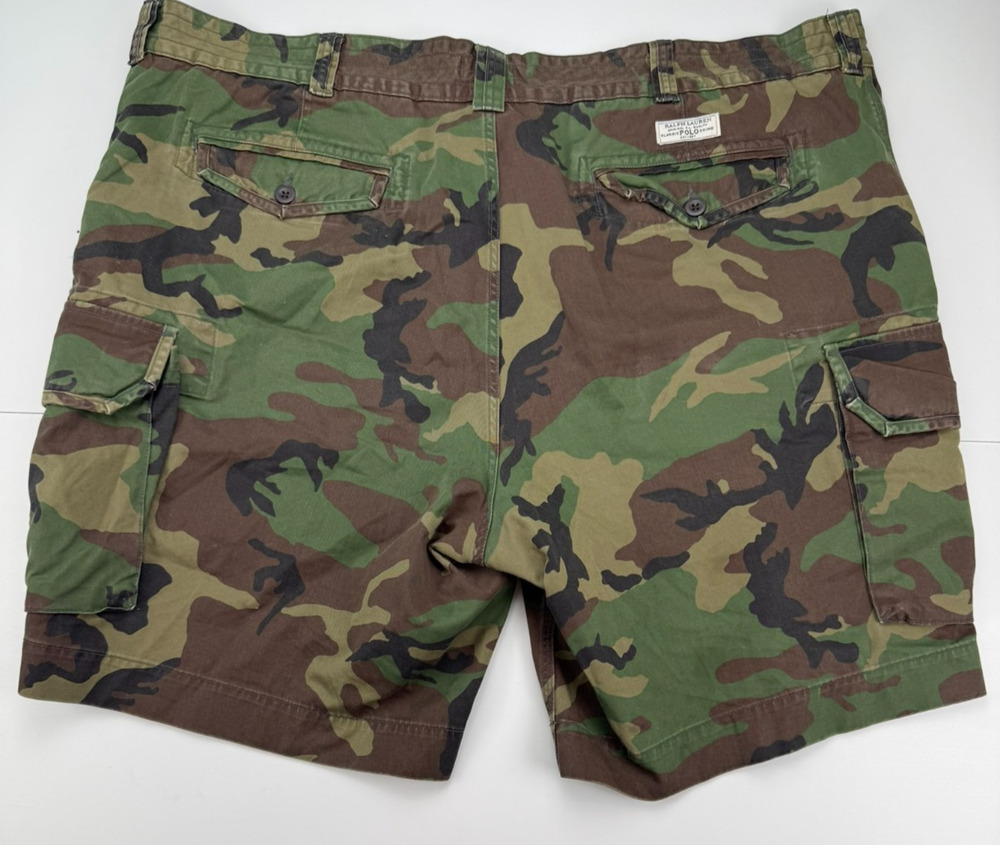 Polo Ralph Lauren Mens Cargo Shorts Size 50 Camouflage Camo Relaxed Chino